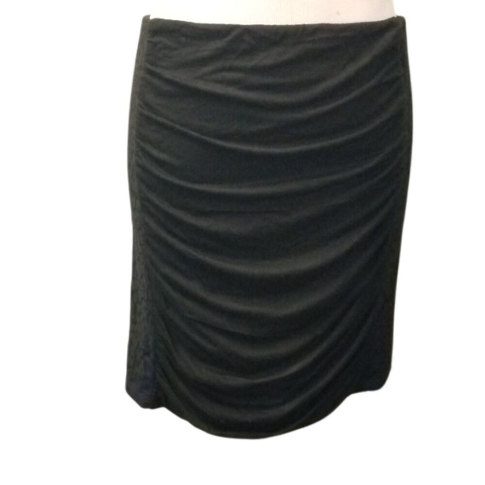 Aqua lace and blue sides mini skirt women's size Small (T9)